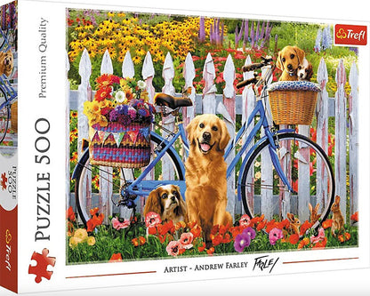 Rompecabezas 500 Piezas - Trefl: Aventura de Perritos