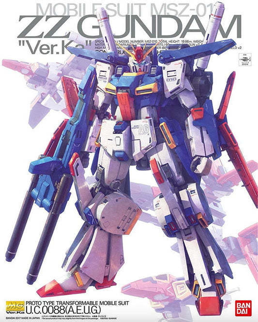 Bandai - Gundam Model Kit - ZZ Gundam Ver. Ka MG 1/100