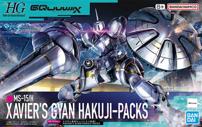 Bandai - Gundam Model Kit - Xavier's Gyan Hakuji-Packs HG 1/144