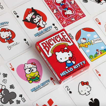 Baraja de Póker - Bicycle - Hello Kitty 50Th Aniversario