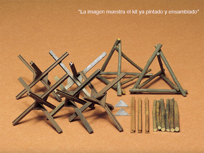 Modelo a escala 1/35 para armar: Militar - Barricade Set (Set de Barricadas)