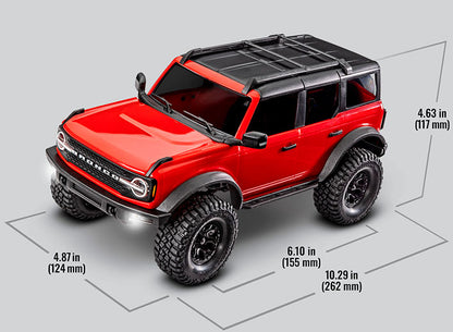 Auto Radio Control - TRAXXAS - BRONCO 4X4 Trail Truck (Azul) Escala 1/18