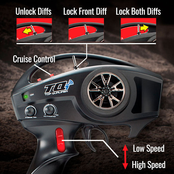 Auto Radio Control - TRAXXAS - Chevrolet CHEYENNE (Rojo) Escala 1/10