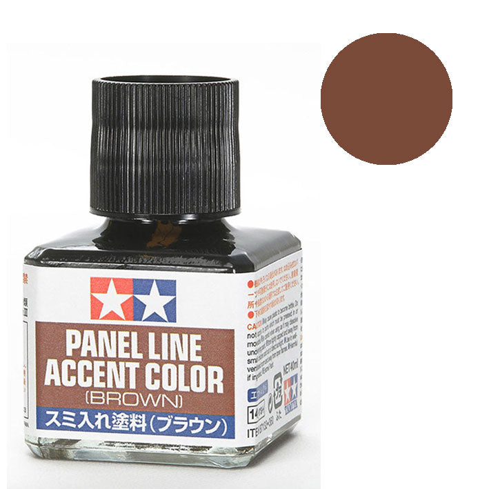 Panel Line - Tamiya Accent Color (Brown) - Paneleador (Marrón) 40ml
