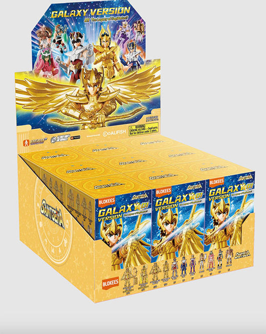 Blokees Saint Seiya Galaxy Series: 01 The Legacy of Sagittarius - 9 Figuras Armables Sorpresa (Caja Completa)