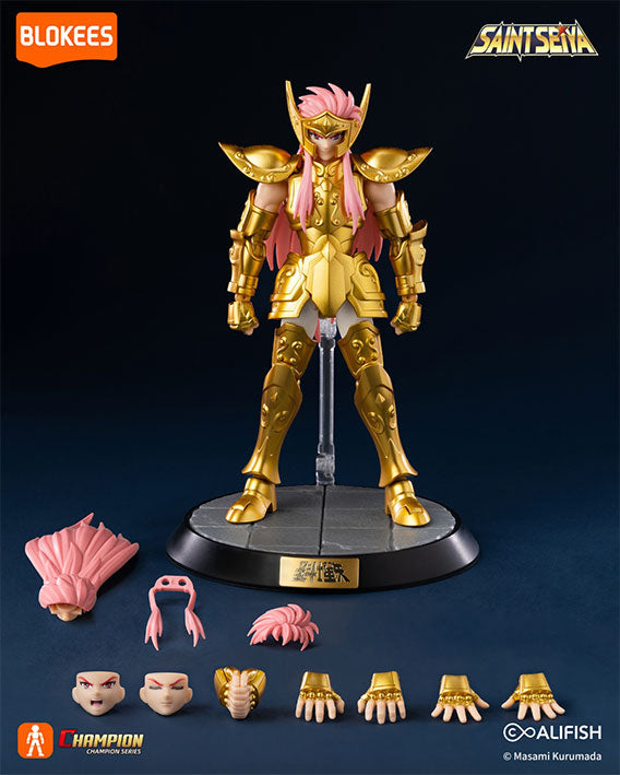 Blokees Figura Armable de Saint Seiya: Champion Class - Aquarius Camus