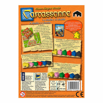 EXPANSIÓN Juego CARCASSONNE Marca DEVIR: La Abadia y el Alcalde