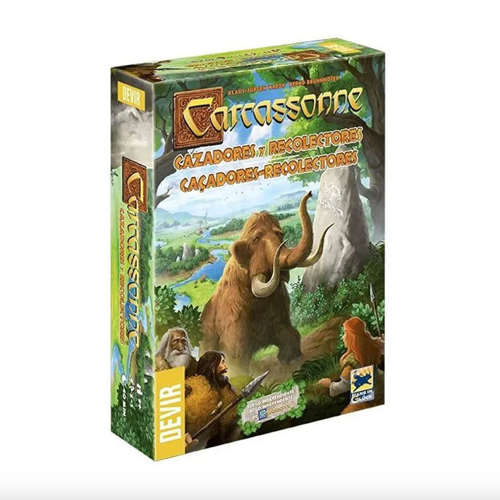JUEGO DE MESA DEVIR: Carcassonne Cazadores y Recolectores