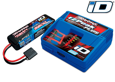Batería / Cargador - TRAXXAS - Batería LiPo 5800 mAh y 7,4 voltios y cargador LiPo 4 amperios