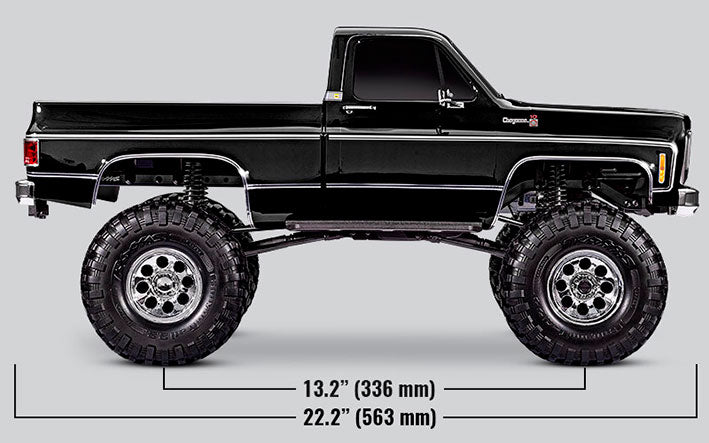 Auto Radio Control - TRAXXAS - Chevrolet CHEYENNE (Rojo) Escala 1/10