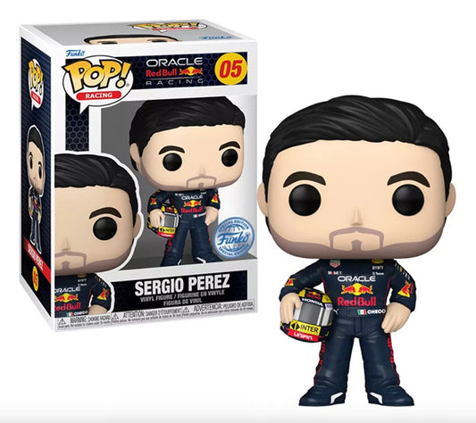 Funko Pop Racing: Sergio (Checo) Perez con casco Exclusivo