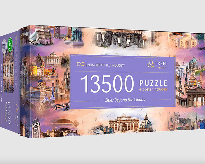 Rompecabezas 13,500 Piezas - Trefl: Collage de Ciudades