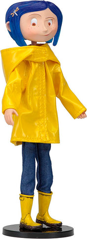 NECA - Bendy Fashion Doll - Coraline con Impermeable