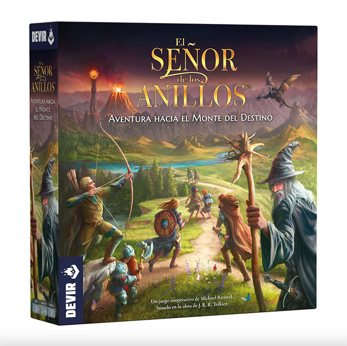 Juego de Mesa - Devir: El Señor de los Anillos – Aventura Hacia el Monte del Destino