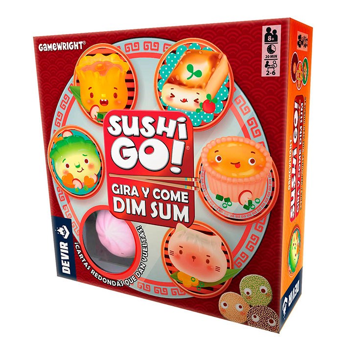 Juego de Mesa marca Devir: Sushi Go Gira y Come Dim Sum