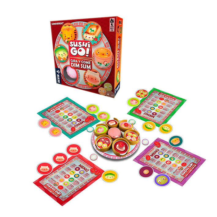 Juego de Mesa marca Devir: Sushi Go Gira y Come Dim Sum