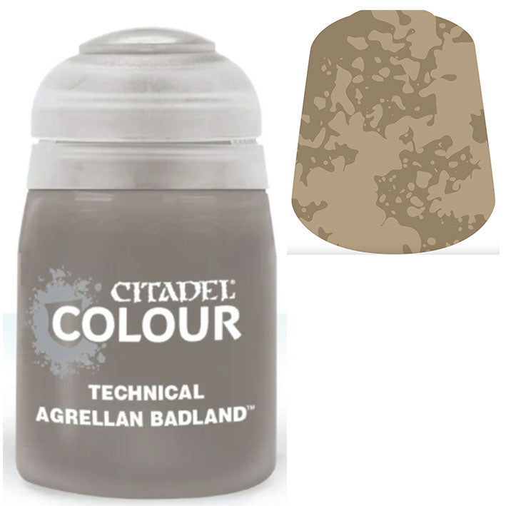 Efecto Pintura Acrílica - Citadel Technical (Agrellan Badland) -  Tierra baldía Agrellan 24ml
