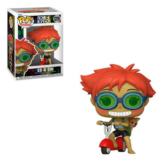 Funko Pop Animation: Cowboy Bebop - Edward con Ein en scooter