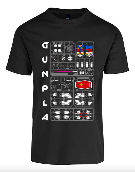 Playera para Caballero: Gundam Gunpla (4) - 100% Algodón Peinado - (Diferentes Tallas)