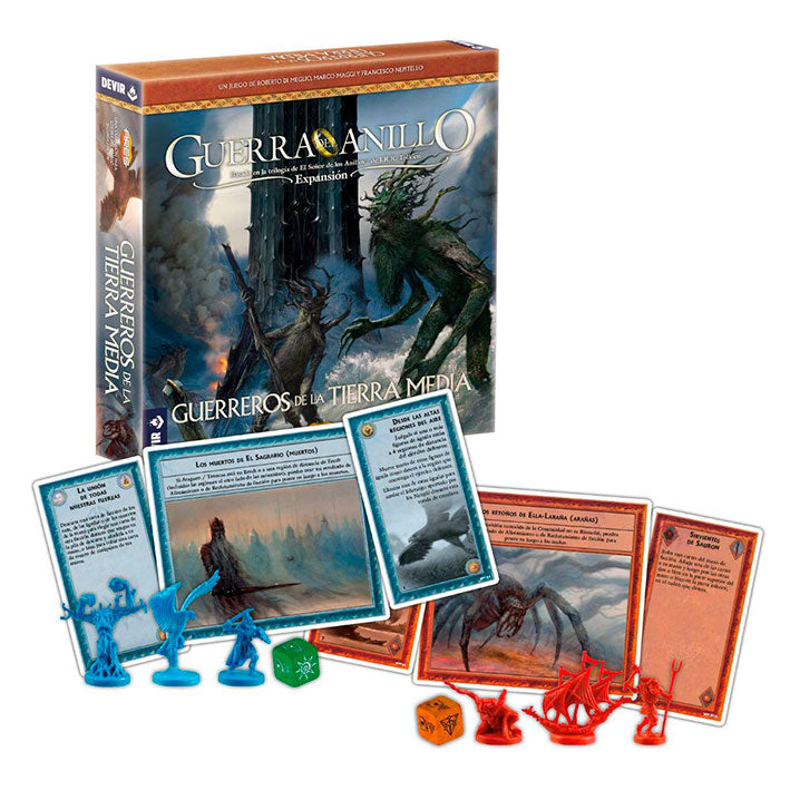 Expansión Juego de Mesa Devir: Guerra del Anillo - Guerreros de La Tierra Media