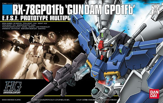 Bandai - Gundam Model Kit - RX-78 GP01-Fb Gundam HG 1/144