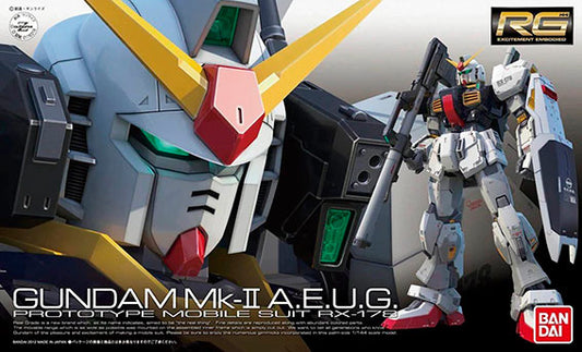 Bandai - Gundam Model Kit - RG GUNDAM MK-II A.E.U.G. - PROTOTYPE MOBILE SUIT RX-178 1/144