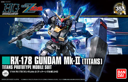 Bandai - Gundam Model Kit - Gundam Rx-178 Mk-II Titans HG 1/144