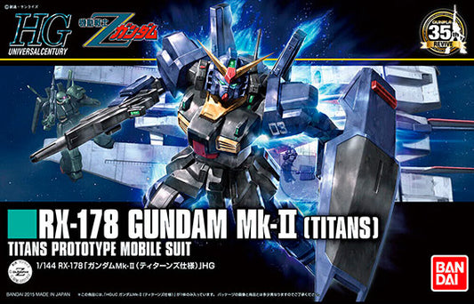 Bandai - Gundam Model Kit - Gundam Rx-178 Mk-II Titans HG 1/144