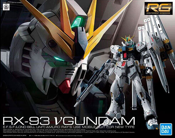 Bandai - Gundam Model Kit - RX-93 V Gundam RG 1/144