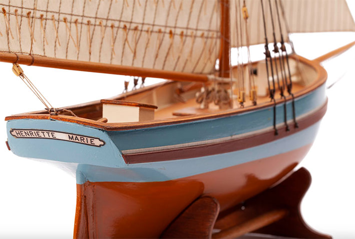 Modelo a escala de madera 1/50 para armar: Henriette Marie BB904 - Billing Boats