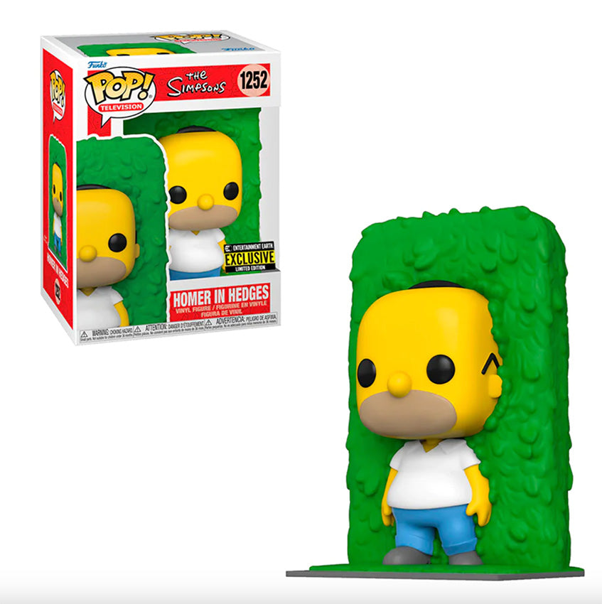 Funko Pop Television: Simpsons - Homero en Arbusto Exclusivo