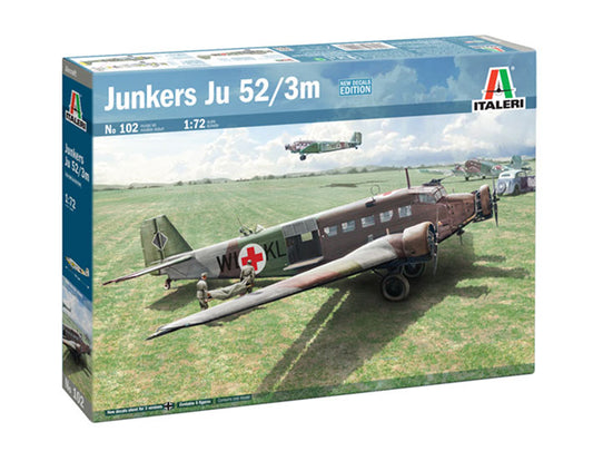 Modelo a escala 1/72 para armar: Junker Ju-52/3m