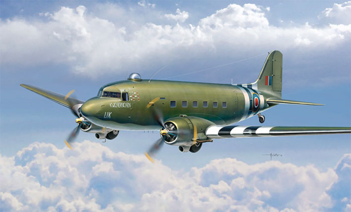 Modelo a escala 1/72 para armar: Dakota Mk.III