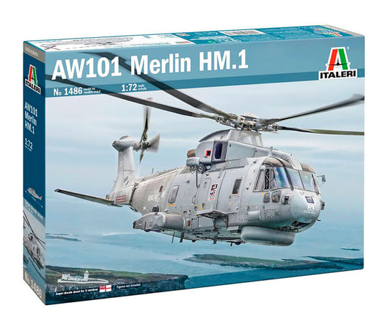 Modelo a escala 1/72 para armar: AW101 Merlin HM.1