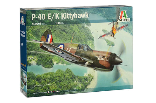 Modelo a escala 1/48 para armar: P-40 E/K KITTYHAWK