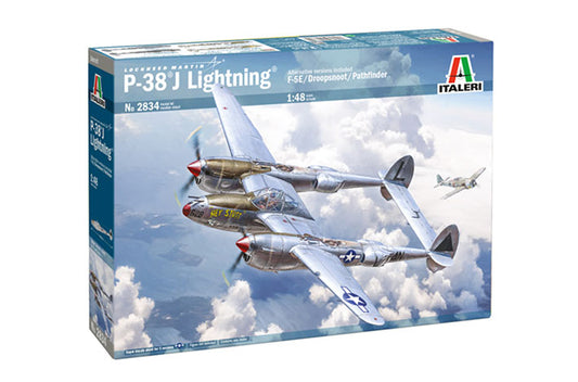 Modelo a escala 1/48 para armar: P-38 J Lightning