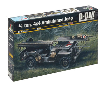 Modelo a escala 1/35 para armar: 1/4 ton. 4x4 AMBULANCE JEEP