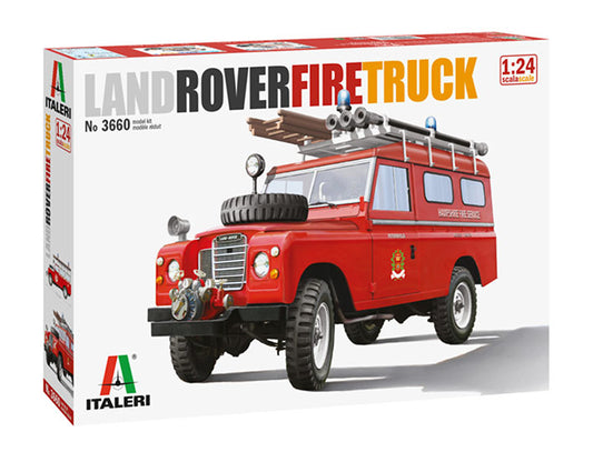 Modelo a escala 1/24 para armar: LAND ROVER FIRE TRUCK