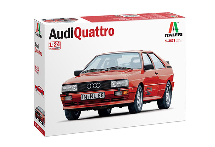Modelo a escala 1/24 para armar: Audi Quattro