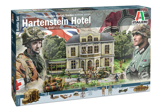Modelo a escala 1/72 para armar: Hartenstein Hotel 1944 Market/Garden - BATTLE SET