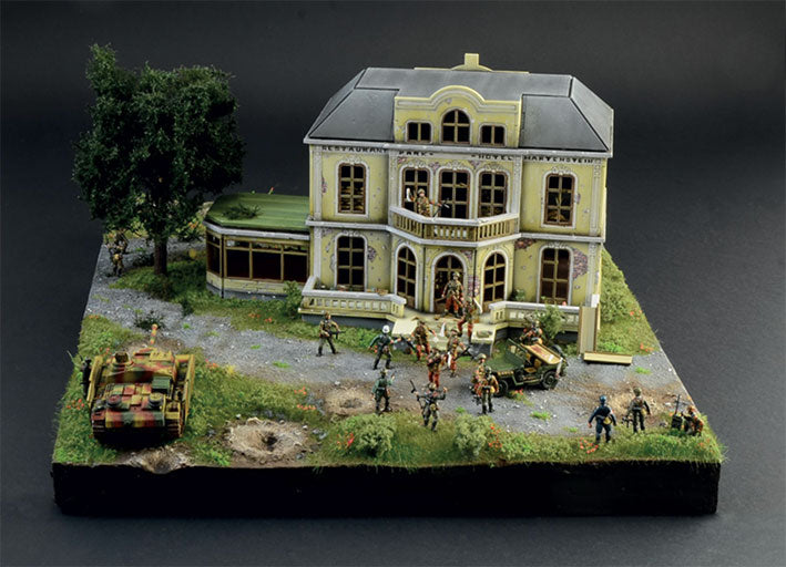 Modelo a escala 1/72 para armar: Hartenstein Hotel 1944 Market/Garden - BATTLE SET