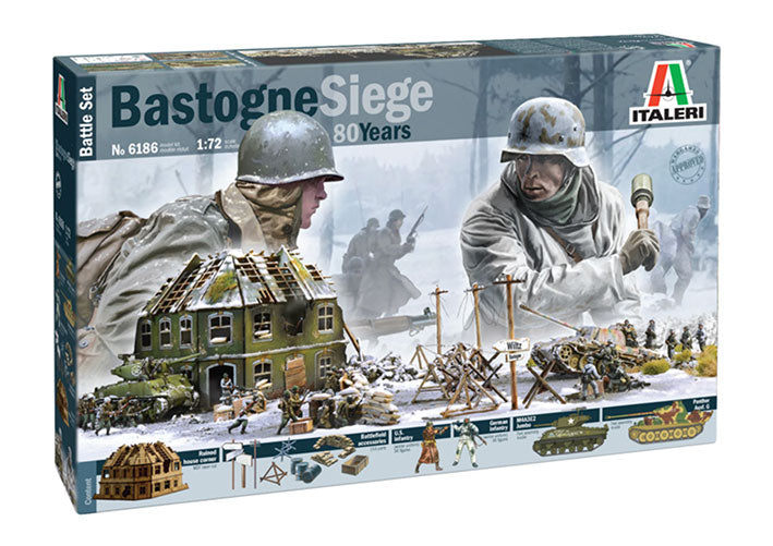 Modelo a escala 1/72 para armar: Bastogne Siege 80 Years - BATTLE SET