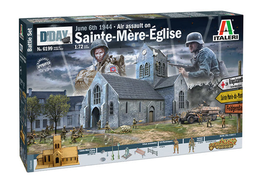 Modelo a escala 1/72 para armar: Battle of Normandy Sainte-Mère-Eglise 6 June 1944