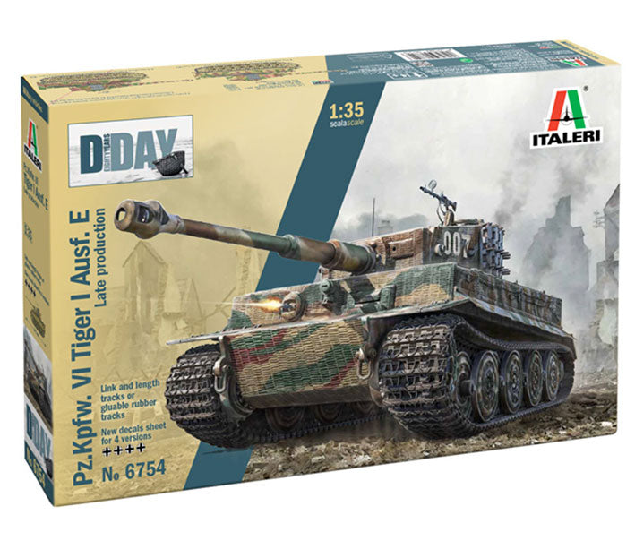 Modelo a escala 1/35 para armar: Pz.Kpfw. VI Tiger I Ausf. E late production