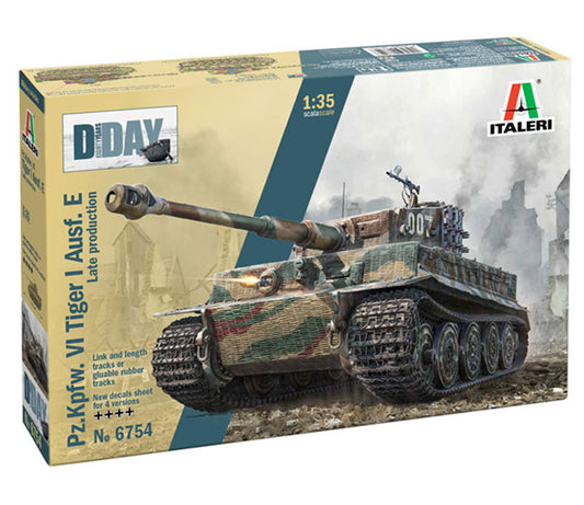 Modelo a escala 1/35 para armar: Pz.Kpfw. VI Tiger I Ausf. E late production