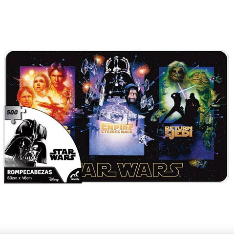 ROMPECABEZAS 500 PIEZAS NOVELTY: Star Wars Caja Metálica