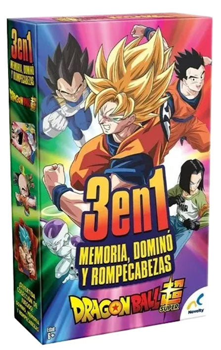 Novelty Set de Juegos 3 en 1: Dragon Ball Super