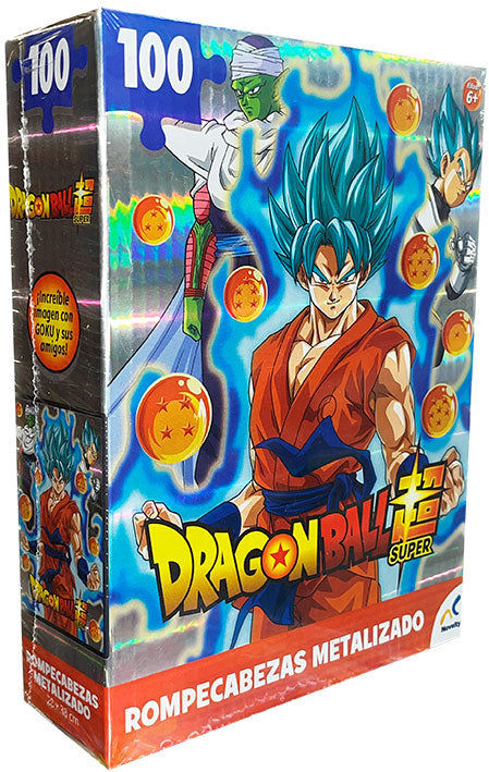 ROMPECABEZAS METALIZADO 100 PIEZAS NOVELTY: DRAGON BALL SUPER