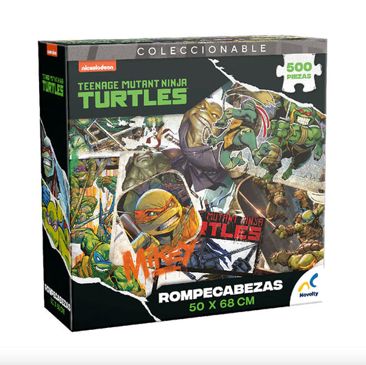ROMPECABEZAS 500 PIEZAS NOVELTY: Tortugas Ninja TMNT