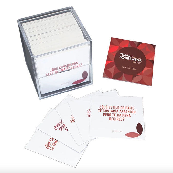 Juego De Cartas: Temas De Sobremesa Reunión